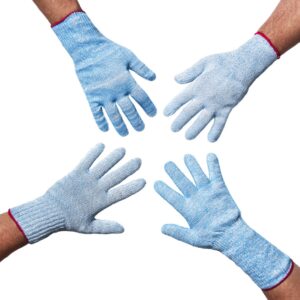 Cut Resistant Gloves Blue and White